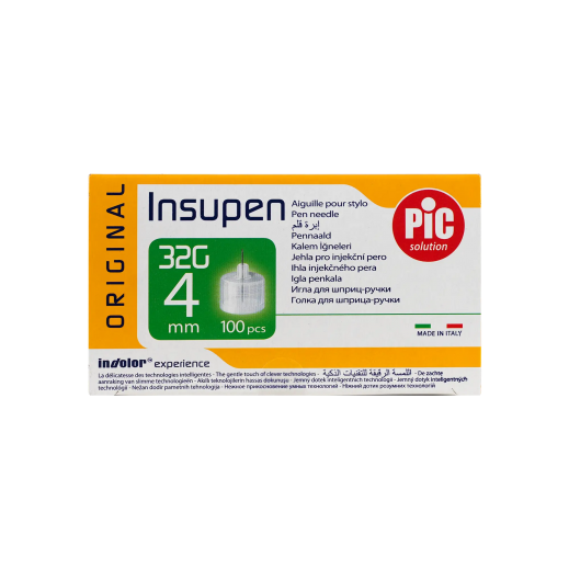 Pic Insupen 32 G X 0.23 Mm 100 Pieces - 4 Mm - delivered by The Pharmacy - within 2 Hours