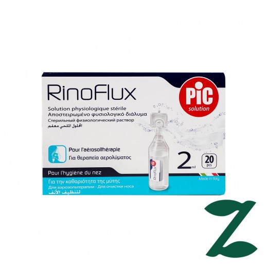 Pic Rinoflux Solution 2 Ml 20 Pcs - Delivered By Pharmazone - delivered by Taw9eel Fast