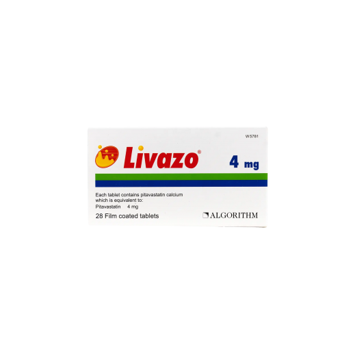 Livazo 4Mg - 28 Tablets - delivered by The Pharmacy - within 2 Hours