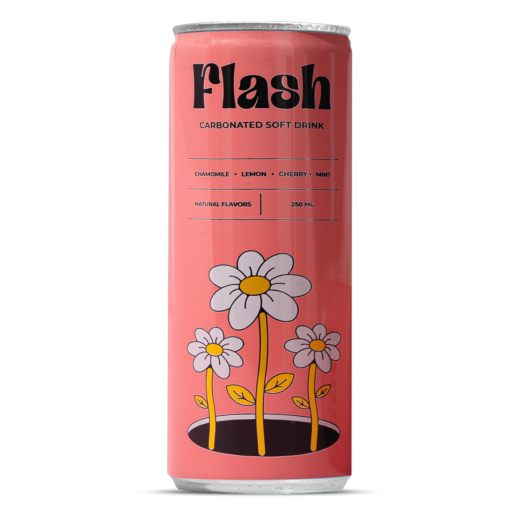 Flash Cherry Mix Natural Flavor Soft Drink 250 ml - delivered by Taw9eel Fast