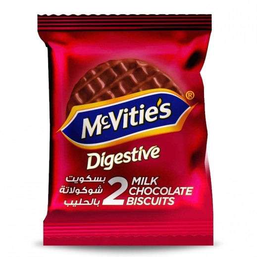 Mc Vities Digestive Milk Chocolate Biscuits 33.3 g - delivered by Taw9eel Fast