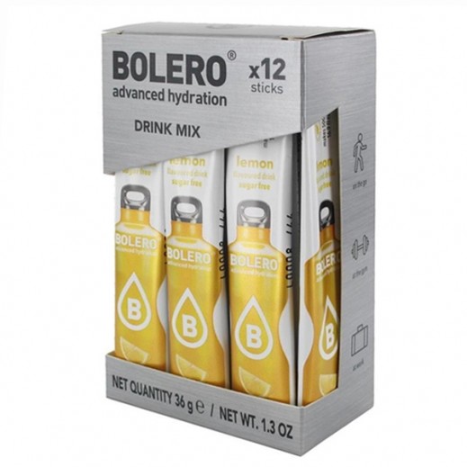 Bolero Diet Instant Drink Sugar Free Lemon 12 x 3 g