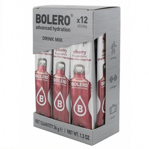 Bolero Diet Instant Drink Sugar Free Cherry 12 x 3 g