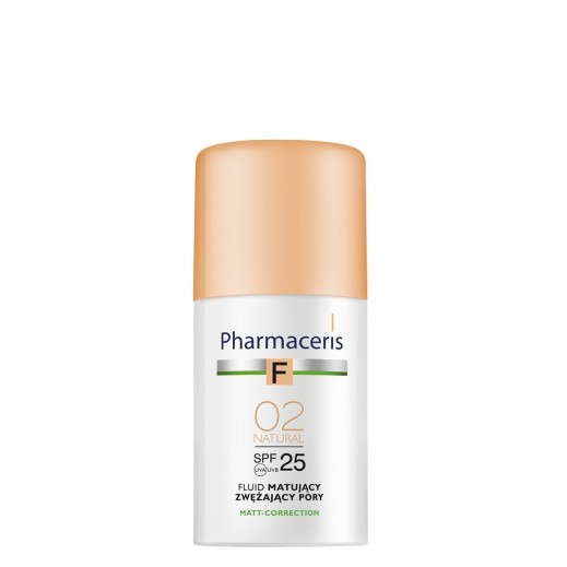 Pharmaceris Spf25 Mattifying Foundation Natural 02 - delivered by Pharmazone Pharmacy - within 2 Hours