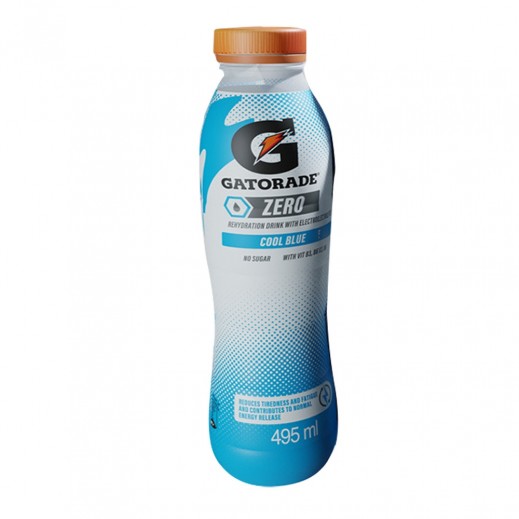 Gatorade Zero Sugar Cool Blue Drink 495 ml - delivered by Taw9eel Fast