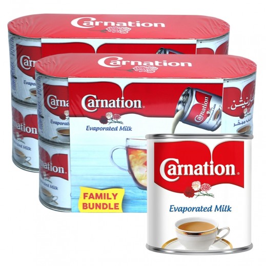Carnation Evaporated Milk (12 x 170 g) - delivered by Taw9eel Fast