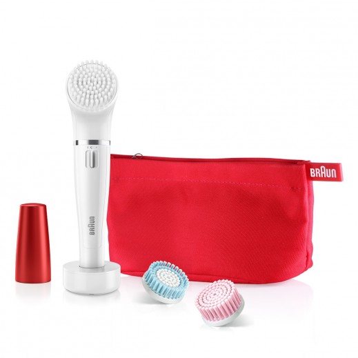 Buy Braun FaceSpa Cleansing Brush 3 Pieces + Mini Epilator + Pouch