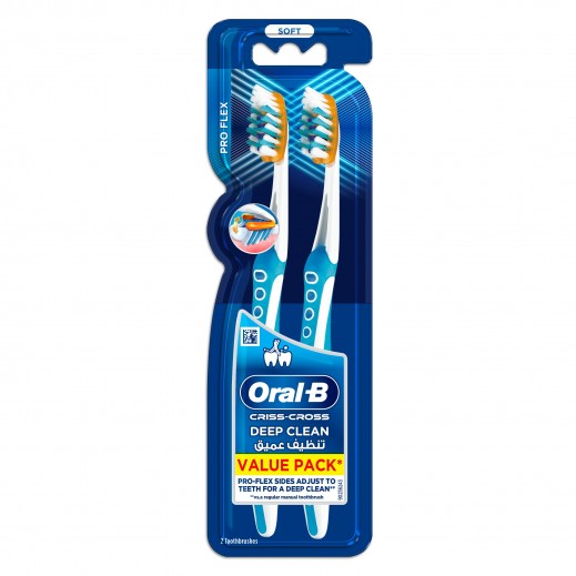 Oral-B Toothbrush Pro Expert Pro Flex Soft 38 1+1 Free 