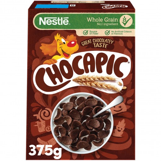 Chocapic Whole Grain Chocolate Flavoured Cereal 375 g - delivered by Taw9eel Fast