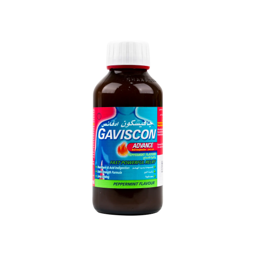 Gaviscon Advance Peppermint Relief From Heartburn And Indigestion 300 ml - delivered by The Pharmacy - within 2 Hours
