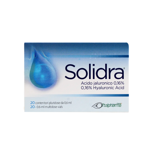Solidra Eye Drops 20 Vials - delivered by The Pharmacy - within 2 Hours