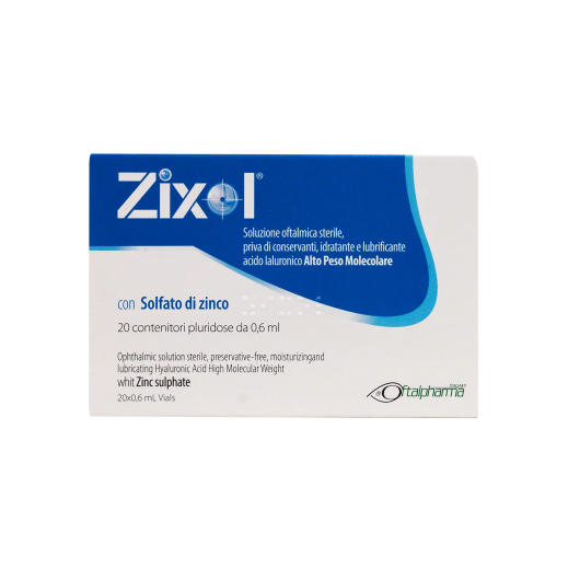 Zixol Eye Drops 20 Vials - delivered by The Pharmacy - within 2 Hours