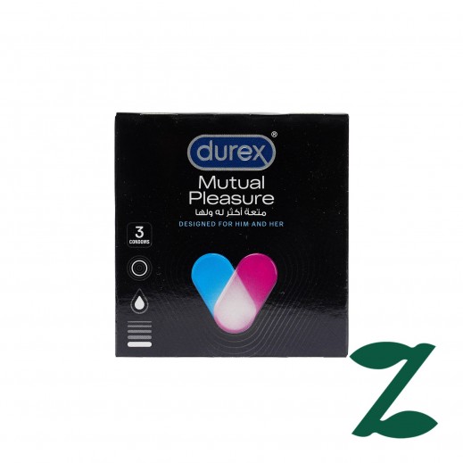 DUREX CONDOM MUTUAL PLEASURE 3S - delivered by Pharmazone Pharmacy - within 2 Hours