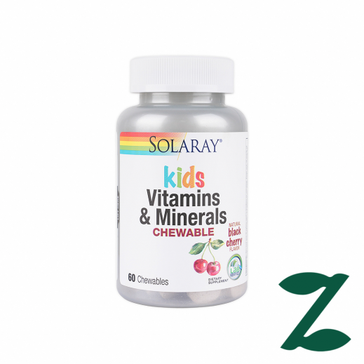 Solaray Vitamins & Minerals For Kids - 60 Chewables - delivered by Pharmazone Pharmacy - within 2 Hours