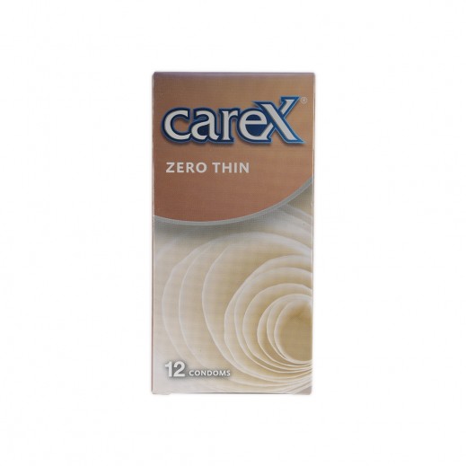 Carex Zero Thin Condoms 12 Pieces - delivered by The Pharmacy - within 2 Hours