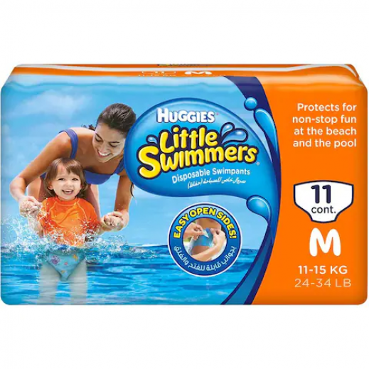 Huggies Little Swimmers Disposable Swimpants (11-15 kg) Medium 11 Pants