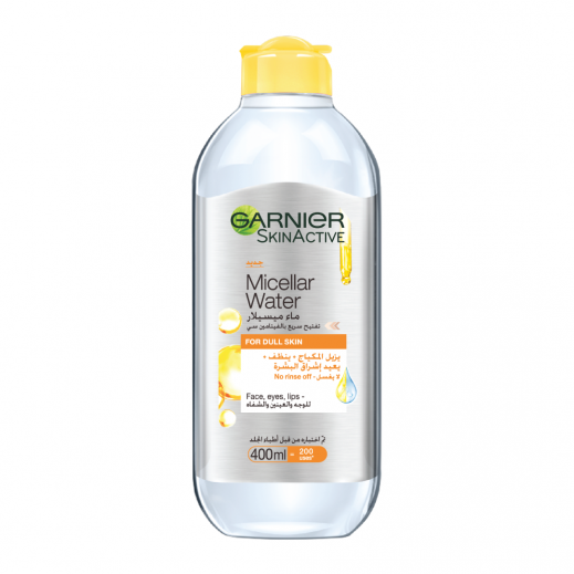 Garnier Micellar Brightening Cleanser With Vitamin C 400 ml - delivered by Taw9eel Fast