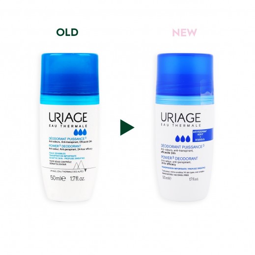 Uriage Power-3 Deodorant Roll - 50 ml - delivered by The Pharmacy - within 2 Hours