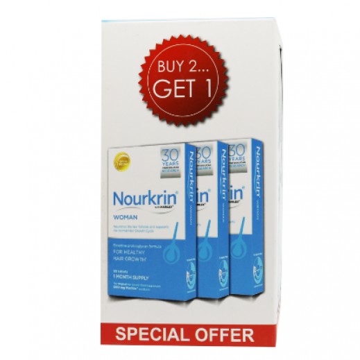 Buy Nourkrin Extra Strength 60 Tablets (2 + 1) - delivered by ...