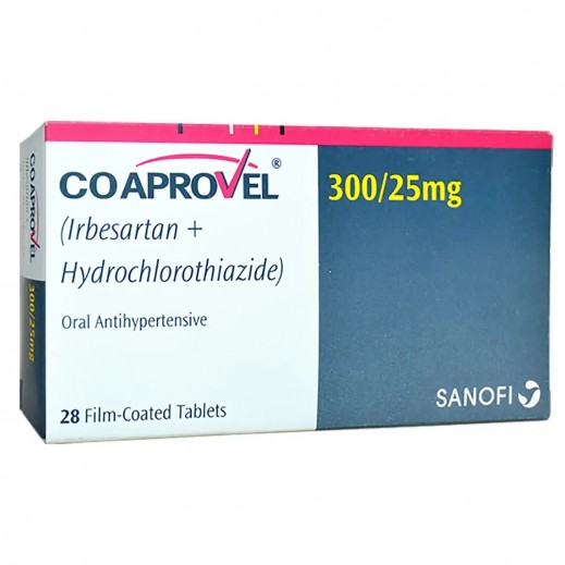 Sanofi Pharma Coaprovel 300/25Mg 28 Tablets - delivered by Pharmazone Pharmacy - within 2 Hours