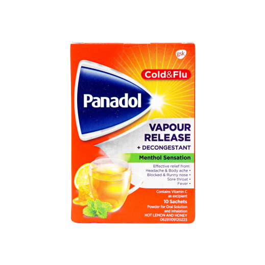 Panadol Cold & Flu Vapour Release 10 Sachets - delivered by The Pharmacy - within 2 Hours