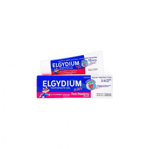 Elgydium Decay Kids Toothpaste 3-6 Years Strawberry 50ml - delivered by The Pharmacy - within 2 Hours