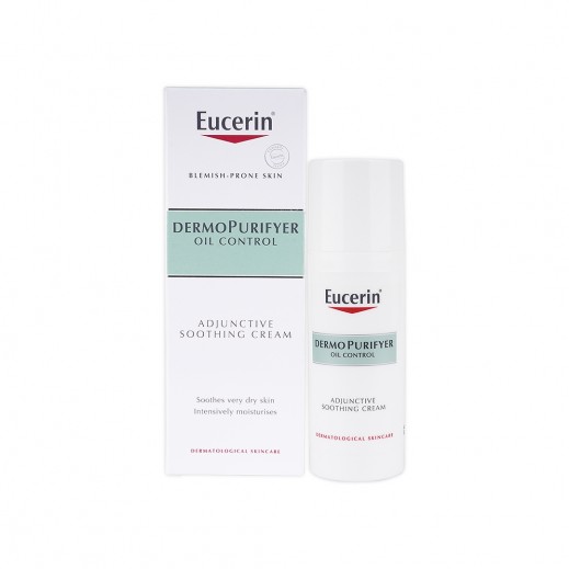 Eucerin Dermo Purifyer Adjunctive Soothing Cream 50Ml - delivered by The Pharmacy - within 2 Hours