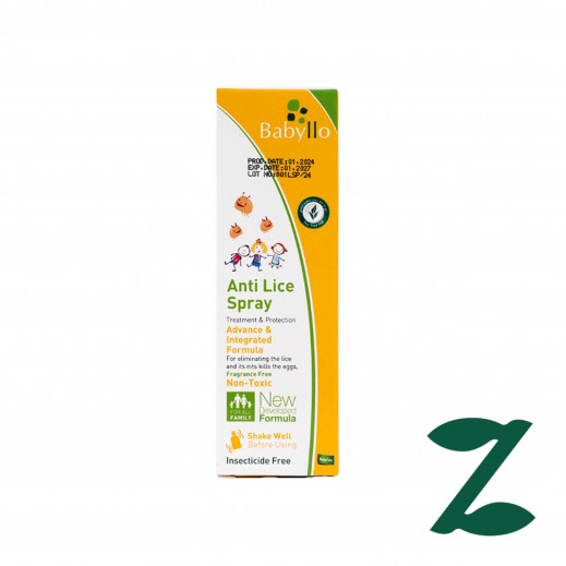 Babyllo Baby Insecticide Free Lice Spray 60 ml - Delivered by Pharmazone - delivered by Taw9eel Fast