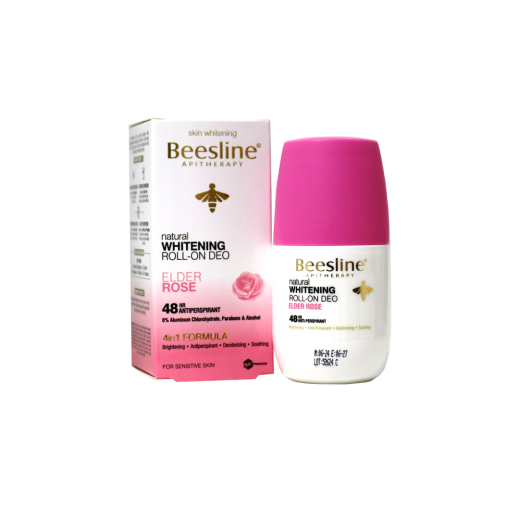Beesline Whitening Roll-On Elder Rose Deo 48H 50 ml - delivered by The Pharmacy - within 2 Hours