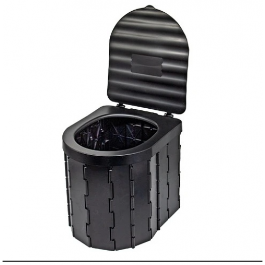 Al-Aysh Toilet Chair 28 × 33 × 30 cm - Black
