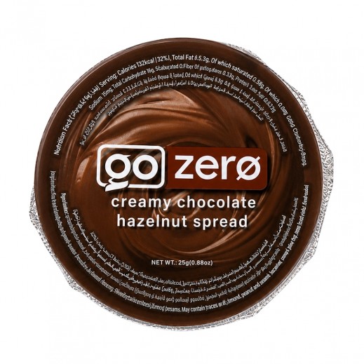 GoZero Healthy Creamy Chocolate Hazelnut Spread 25g