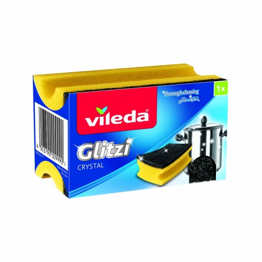 Vileda Glitzi Crystal Dish wash Sponge 1 Piece
