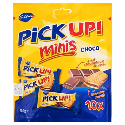 Bahlsen Pick Up Minis Choco Biscuits 106 g - delivered by Taw9eel Fast