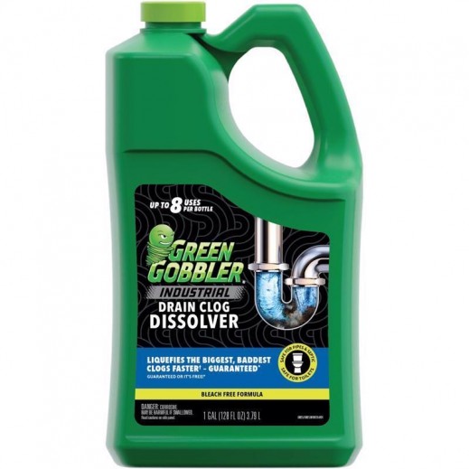 Green Gobbler Liquid Drain Clog Remover 3.79 L - delivered by Taw9eel within 1 working day 