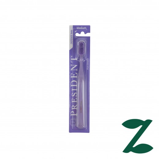 President Defense Medium Toothbrush - delivered by Pharmazone Pharmacy - within 2 Hours