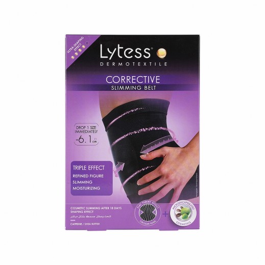 Lytess Black Corrective & Slimming Belt - S / M - delivered by The Pharmacy - within 2 Hours