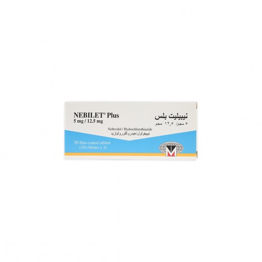 Nebilet Plus 5/12.5 30 Tablets - delivered by The Pharmacy - within 2 Hours