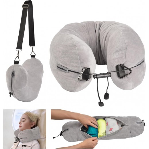 2 in1 Travel Pillow 96 × 18cm - delivered by Taw9eel Fast