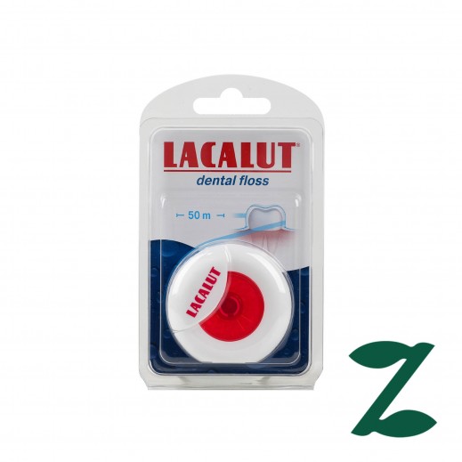 Lacalut Dental Floss 50M International - delivered by Pharmazone Pharmacy - within 2 Hours