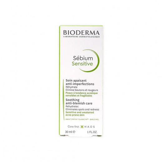 Bioderma Sebium Sensitive Acne Treatment 30Ml - delivered by The Pharmacy - within 2 Hours