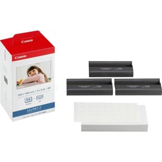 Canon RP-108 High Capacity Color Ink And Paper Set - delivered by Taw9eel within 2 Business Days