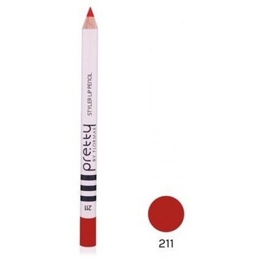 Buy Pretty By Flormar Styler Lip Liner 211 Scarlet توصيل
