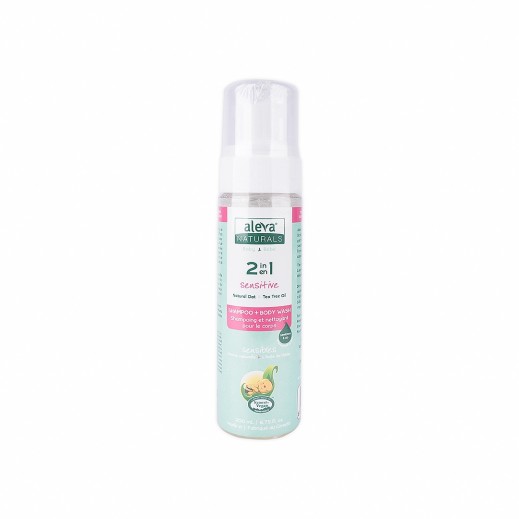 Aleva Naturals 2 In 1 Hair & Body Wash 200 ml - delivered by Pharmazone Pharmacy - within 2 Hours
