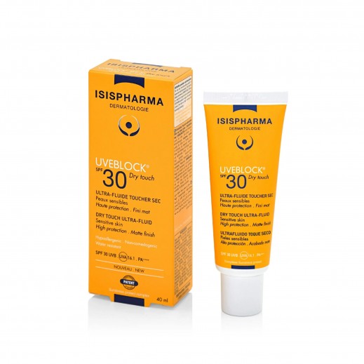 ISIS Pharma Uve Block Spf 30 Dry Touch Ultra Fluid 40 ml - Delivered by Pharmazone - delivered by Taw9eel Fast