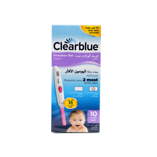 Clear Blue Digital Ovulation 10 Test - delivered by The Pharmacy - within 2 Hours