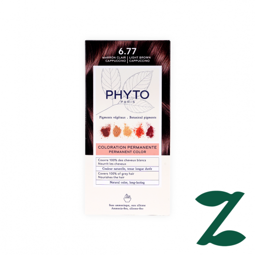 Phyto Hair Color 6.77 Light Cappuccino Brown  - delivered by Pharmazone Pharmacy - within 2 Hours