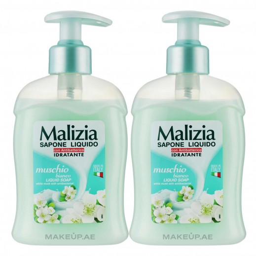 Malizia Liquid Hand Soap Asorted. 2X500Ml