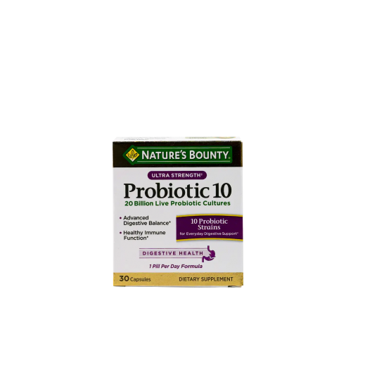 Natures Bounty Probiotic 10 Dietary Supplement - 30 Capsules - delivered by The Pharmacy - within 2 Hours