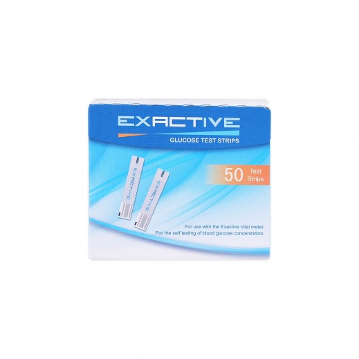 Exactive Vital Glucose Test 50 Strips- Delivered By Pharmazone - delivered by Taw9eel Fast