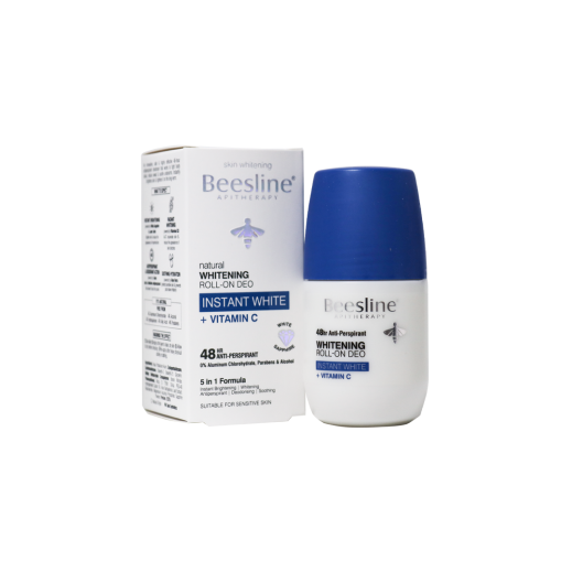 Beesline Whitening Roll-On Instant White+Vit C 48 H 50 ml - delivered by The Pharmacy - within 2 Hours